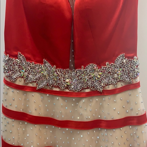 ♦️Angela & Alison Gown striped Prom dress - Picture 8 of 8